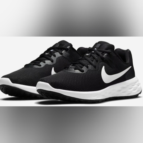 Nike Revolution 6 Next Nature Women's Black/White Running Shoes Size 9.5 W $94.9 - Picture 1 of 9